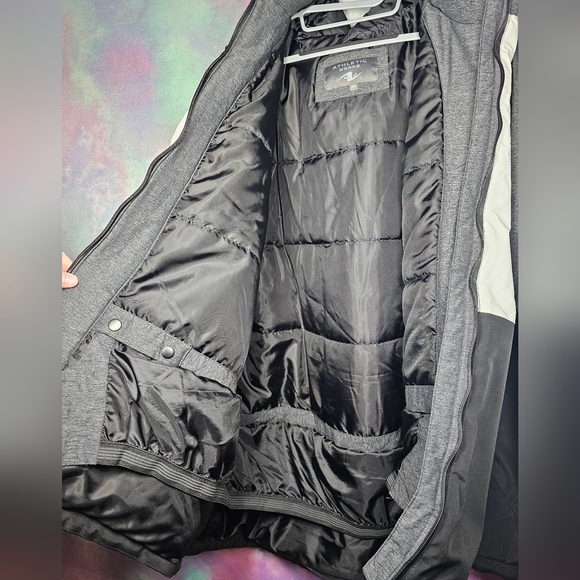 Athletic Works Grey Black Winter Ski Jacket Size 4X - Picture 9 of 16